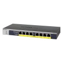 Netgear GS108PP Unmanaged Gigabit Ethernet (10/100/1000) Power over Ethernet (PoE) Black
