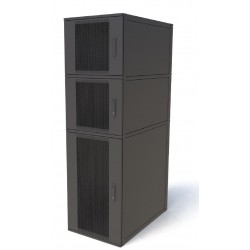 47u 600mm x 1000mm 3 Compartment CoLocation Server Rack
