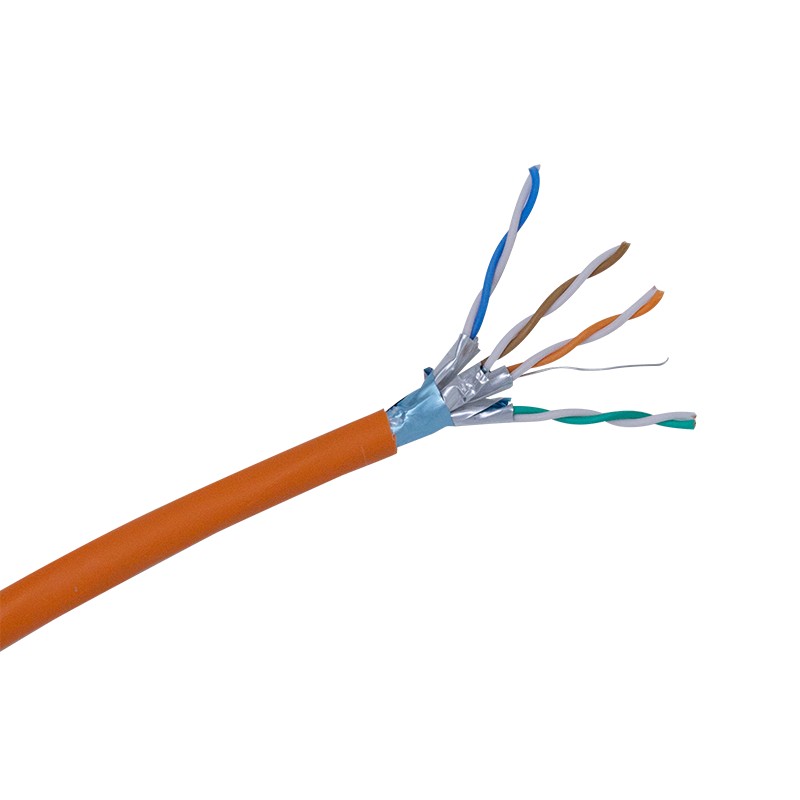 Câble Réseau CAT6A Fin 3,8 Mm - Câble Ethernet U/FTP LSZH, 1,5 M, Fiche RJ45 Dorée, Pour Centre De Données