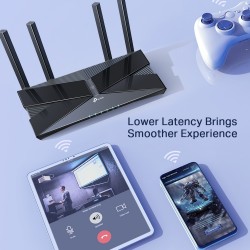 TP-LINK Archer AX50 wireless router Dual-band (2.4 GHz / 5 GHz) Gigabit Ethernet Black