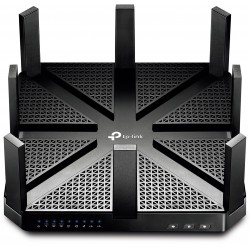 TP-LINK Archer C5400 wireless router Tri-band (2.4 GHz / 5 GHz / 5 GHz) Gigabit Ethernet Black