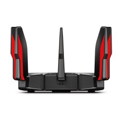 TP-LINK Archer C5400X wireless router Tri-band (2.4 GHz / 5 GHz / 5 GHz) Gigabit Ethernet Black, Red