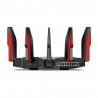 TP-LINK Archer C5400X wireless router Tri-band (2.4 GHz / 5 GHz / 5 GHz) Gigabit Ethernet Black, Red