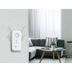 TP-LINK RE650 network extender Network transmitter 10,100,1000 Mbit/s White