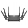 D-Link DIR-3060 wireless router Tri-band (2.4 GHz / 5 GHz / 5 GHz) Gigabit Ethernet Black