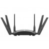 D-Link DIR-3060 wireless router Tri-band (2.4 GHz / 5 GHz / 5 GHz) Gigabit Ethernet Black