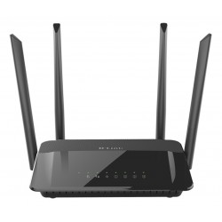 D-Link AC1200 Dual Band wireless router Dual-band (2.4 GHz / 5 GHz) Gigabit Ethernet Black