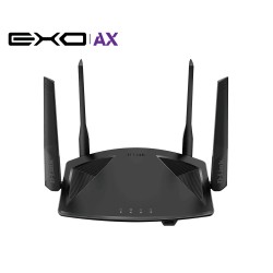 D-Link DIR-X1860 wireless router Dual-band (2.4 GHz / 5 GHz) Gigabit Ethernet Black