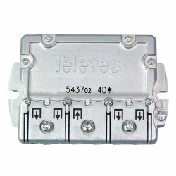 Televes 543702 cable splitter/combiner Stainless steel