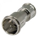 Quick F male-male adapter