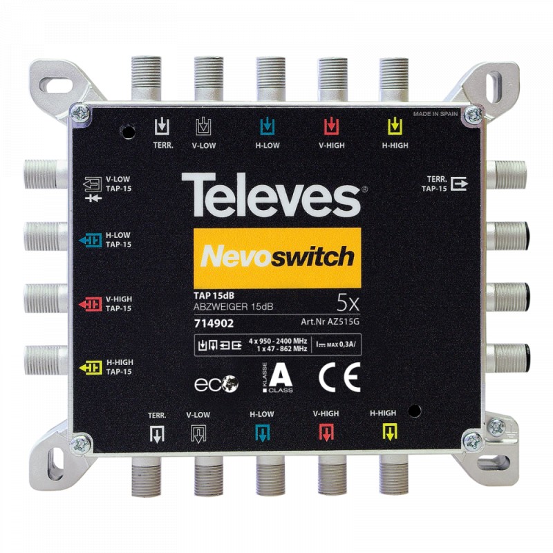 NevoSwitch tap - 5 inputs 15dB