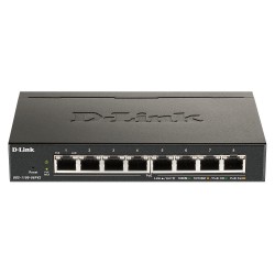 D-Link DGS-1100-08PV2 network switch Managed L2/L3 Gigabit Ethernet (10/100/1000) Power over Ethernet (PoE) Black
