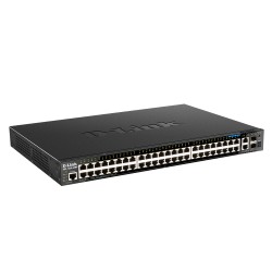 D-Link DGS-1520-52MP network switch Managed L3 10G Ethernet (100/1000/10000) Power over Ethernet (PoE) 1U Black