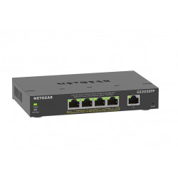 Netgear GS305EPP Managed L3 Gigabit Ethernet (10/100/1000) Power over Ethernet (PoE) Black