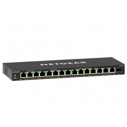 Netgear GS316EP Managed Gigabit Ethernet (10/100/1000) Power over Ethernet (PoE) Black