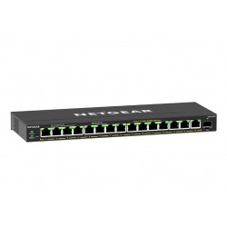 Netgear GS316EPP Managed Gigabit Ethernet (10/100/1000) Power over Ethernet (PoE) Black