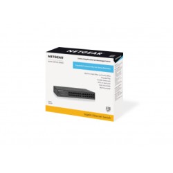 Netgear GS324 Unmanaged Gigabit Ethernet (10/100/1000) Black