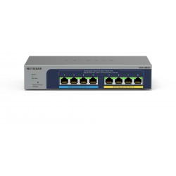 NETGEAR 8-port Ultra60 PoE++ Multi-Gigabit (2.5G) Ethernet Plus Switch Unmanaged L2/L3 2.5G Ethernet (100/1000/2500) Power over 