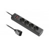 APC PZ42I-GR power distribution unit (PDU) 4 AC outlet(s) Black