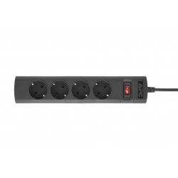 APC PZ42IZ-GR power distribution unit (PDU) 4 AC outlet(s) Black