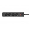 APC PZ42IZ-GR power distribution unit (PDU) 4 AC outlet(s) Black