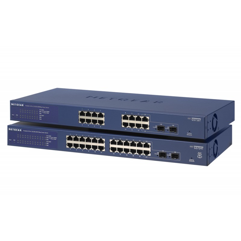 NETGEAR GS724T-300EUS network switch Managed Blue