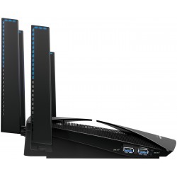 NETGEAR Nighthawk X10 wireless router Gigabit Ethernet Dual-band (2.4 GHz / 5 GHz) 4G Black