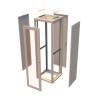 600mm (w) x 600mm (d) Floor Standing Data Cabinet