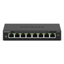 NETGEAR GS308E Managed L2/L3 Gigabit Ethernet (10/100/1000) Power over Ethernet (PoE) Black