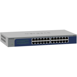 NETGEAR GS524-300EUS, 24-Port Gigabit Ethernet unmanaged Switch, Desktop Gigabit Ethernet (10/100/1000)