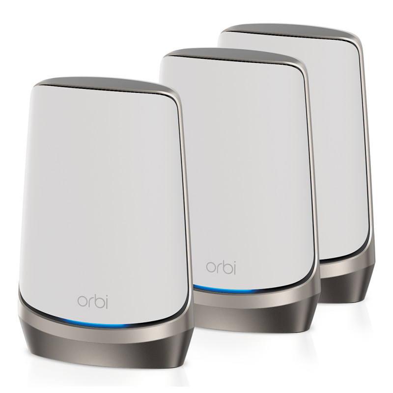 NETGEAR Orbi Quad-band RBKE963 AXE11000 WiFi 6E Mesh System Quad-band (2.4 GHz / 5 GHz-1 / 5 GHz-2 / 6 GHz) Wi-Fi 6 (802.11ax) G