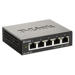 D-Link DGS-1100-05V2 network switch Smart Managed, L2, Gigabit Ethernet (10/100/1000) Black