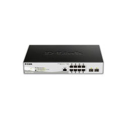 D-Link DGS-1210-10P/ME/E network switch Managed L2/L3 Gigabit Ethernet (10/100/1000) Power over Ethernet (PoE) Black, Grey