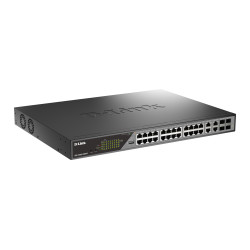 D-Link DSS-200G-28MPP/B network switch Managed L2 Gigabit Ethernet (10/100/1000) Power over Ethernet (PoE)