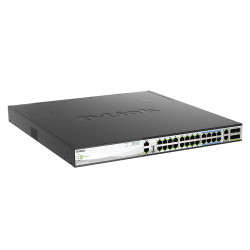 D-Link DMS-3130-30PS Managed L3 10G Ethernet (100/1000/10000) Power over Ethernet (PoE) Black