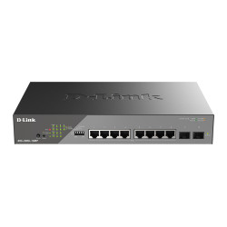 D-Link DSS-200G-10MP/E network switch Managed L2 Gigabit Ethernet (10/100/1000) Power over Ethernet (PoE) 1U Grey