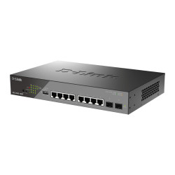 D-Link DSS-200G-10MP/E network switch Managed L2 Gigabit Ethernet (10/100/1000) Power over Ethernet (PoE) 1U Grey