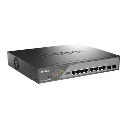 D-Link DSS-200G-10MPP/E network switch Managed L2 Gigabit Ethernet (10/100/1000) Power over Ethernet (PoE) 1U Grey