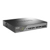 D-Link DSS-200G-10MPP/E network switch Managed L2 Gigabit Ethernet (10/100/1000) Power over Ethernet (PoE) 1U Grey