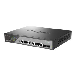 D-Link DSS-200G-10MPP/E network switch Managed L2 Gigabit Ethernet (10/100/1000) Power over Ethernet (PoE) 1U Grey