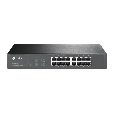 P-Link TL-SG1016D network switch Unmanaged L2 Gigabit Ethernet (10/100/1000) Black