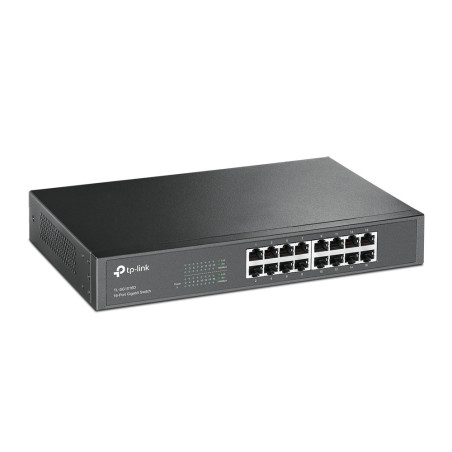 P-Link TL-SG1016D network switch Unmanaged L2 Gigabit Ethernet (10/100/1000) Black