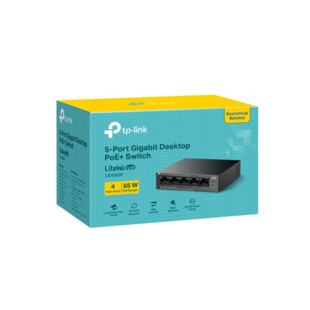 P-Link 5-Port Gigabit Desktop Switch with 4-Port PoE+