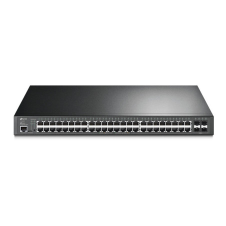 P-Link JetStream 52-Port Gigabit L2+ Managed Switch with 48-Port PoE+