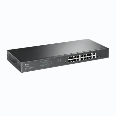 P-Link 18-Port Gigabit Rackmount Switch with 16 PoE+