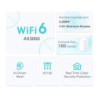 P-Link AX3000 Whole Home Mesh WiFi 6 System, 3-Pack