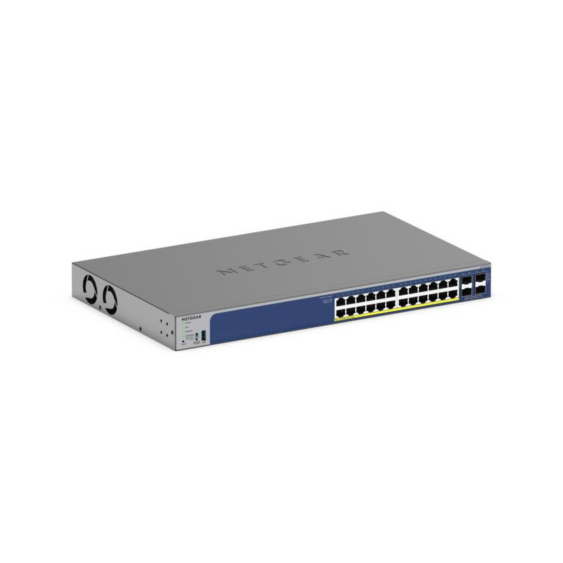 ETGEAR 28-Port PoE Gigabit/10G Stackable Smart Switch (GS728TXP)