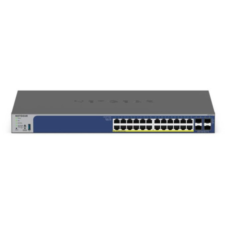 ETGEAR 28-Port PoE Gigabit/10G Stackable Smart Switch (GS728TXP)