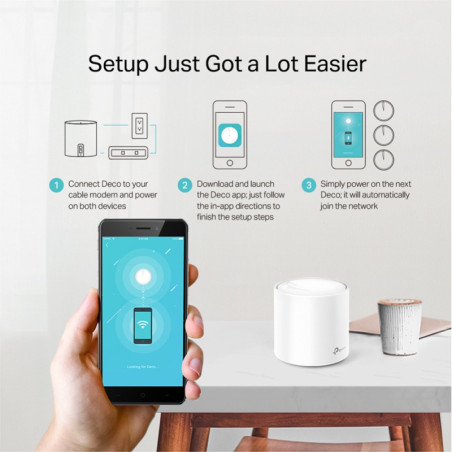 P-Link AX1800 Whole Home Mesh Wi-Fi 6 System, 3-Pack