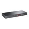P-Link 16-Port 10/100Mbps + 2-Port Gigabit Unmanaged PoE Switch
